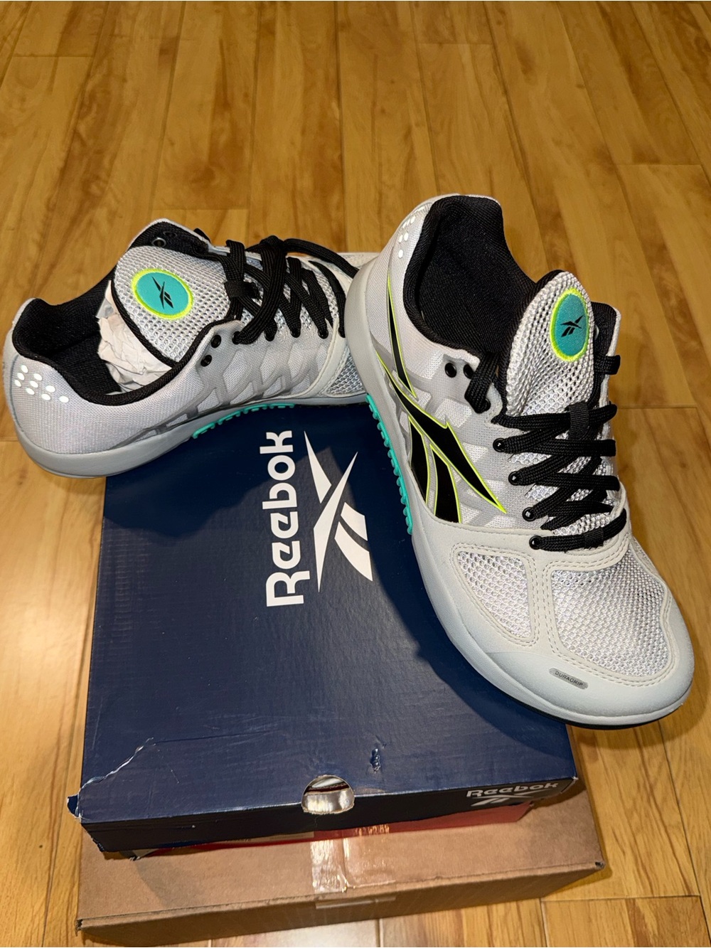Reebok Nano 2.0 Grey and Lime Men’s Training Shoes